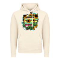 Vintage Artic Ohio Map Sunflower Cactus Serape Vintage Hoodie - RanaPortraitStore
