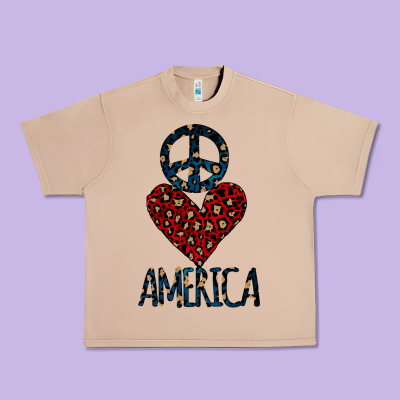 Peace Love America Urban Heavy Tee Designed By Bettercallsaul