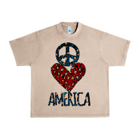 French Oak Peace Love America Urban Heavy Tee - Bettercallsaul