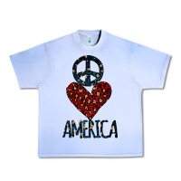 Grape Ice Peace Love America Urban Heavy Tee - Bettercallsaul