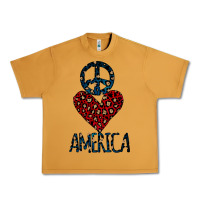 Peanut Butter Peace Love America Urban Heavy Tee - Bettercallsaul