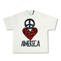 Pistachio Peace Love America Urban Heavy Tee - Bettercallsaul