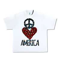 White Peace Love America Urban Heavy Tee - Bettercallsaul