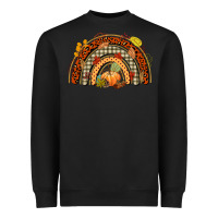 Black fall rainbow Heavyweight Sweatshirt - CowGirlArtShop