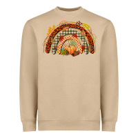 Mushroom fall rainbow Heavyweight Sweatshirt - CowGirlArtShop