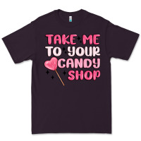 Plum take me to your candy shop Premium Tee - MaliasSmallBusiness