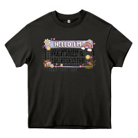 Asphalt hello im mentally at the bookstore Heavy Core Tee - MaliasSmallBusiness