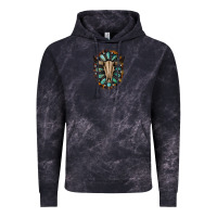 Cloud Black Western Gemstone Bull Skull Vintage Hoodie - Bettercallsaul