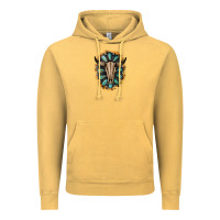 Western Gemstone Bull Skull Vintage Hoodie | Teevron