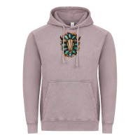 Vintage Zinc Western Gemstone Bull Skull Vintage Hoodie - Bettercallsaul