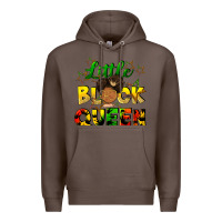 Coffee Little black queen Premium Hoodie - FaDigitalArtStudio