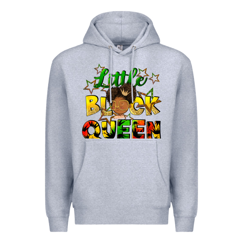 Little Black Queen Premium Hoodie by FaDigitalArtStudio | Teevron