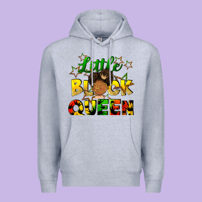 Little Black Queen Premium Hoodie Designed By Fadigitalartstudio