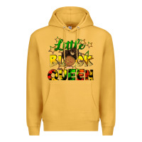 Mustard Little black queen Premium Hoodie - FaDigitalArtStudio