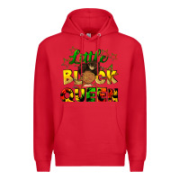 Red Little black queen Premium Hoodie - FaDigitalArtStudio