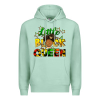 Seafoam Little black queen Premium Hoodie - FaDigitalArtStudio