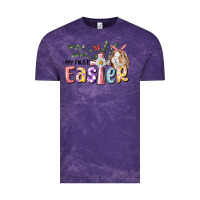 Cloud Purple My First Easter Bunny Vintage Tee - RanaPortraitStore