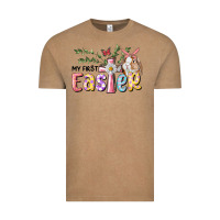 Vintage Coffee My First Easter Bunny Vintage Tee - RanaPortraitStore