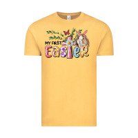 Vintage Mustard My First Easter Bunny Vintage Tee - RanaPortraitStore