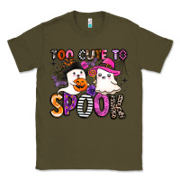 Army Green too cute to spook Classic Tee - BarkalooDesign