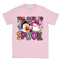 Bubblegum Pink too cute to spook Classic Tee - BarkalooDesign