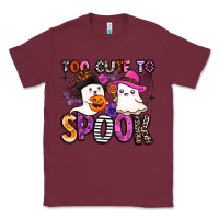 Burgundy too cute to spook Classic Tee - BarkalooDesign