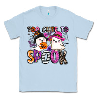 Dusty Blue too cute to spook Classic Tee - BarkalooDesign