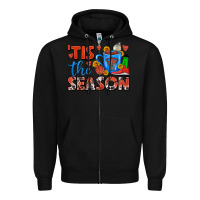 Black tis the season  basketball coffee mug Zipper Hoodie - FaDigitalArtStudio