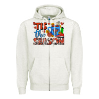 Oatmeal Heather tis the season  basketball coffee mug Zipper Hoodie - FaDigitalArtStudio