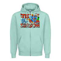 Seafoam tis the season  basketball coffee mug Zipper Hoodie - FaDigitalArtStudio