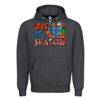 Smoke tis the season  basketball coffee mug Zipper Hoodie - FaDigitalArtStudio