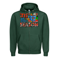 Sports Green tis the season  basketball coffee mug Zipper Hoodie - FaDigitalArtStudio