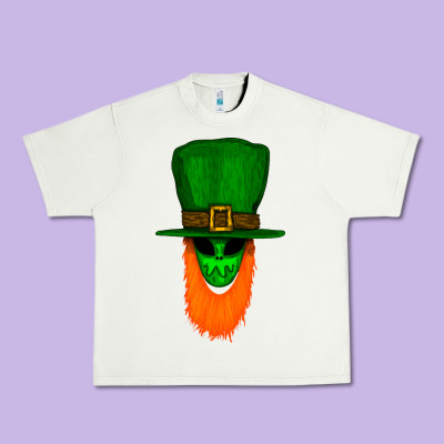 St. Patrick' Day Gnome Urban Heavy Tee Designed By Bettercallsaul