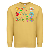 Antique Gold It's Okay To Be Different Premium Sweatshirt - CowhideDigitalArt