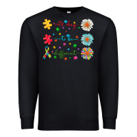 Black It's Okay To Be Different Premium Sweatshirt - CowhideDigitalArt