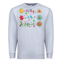 Heather Grey It's Okay To Be Different Premium Sweatshirt - CowhideDigitalArt