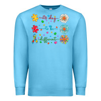 Ocean Blue It's Okay To Be Different Premium Sweatshirt - CowhideDigitalArt