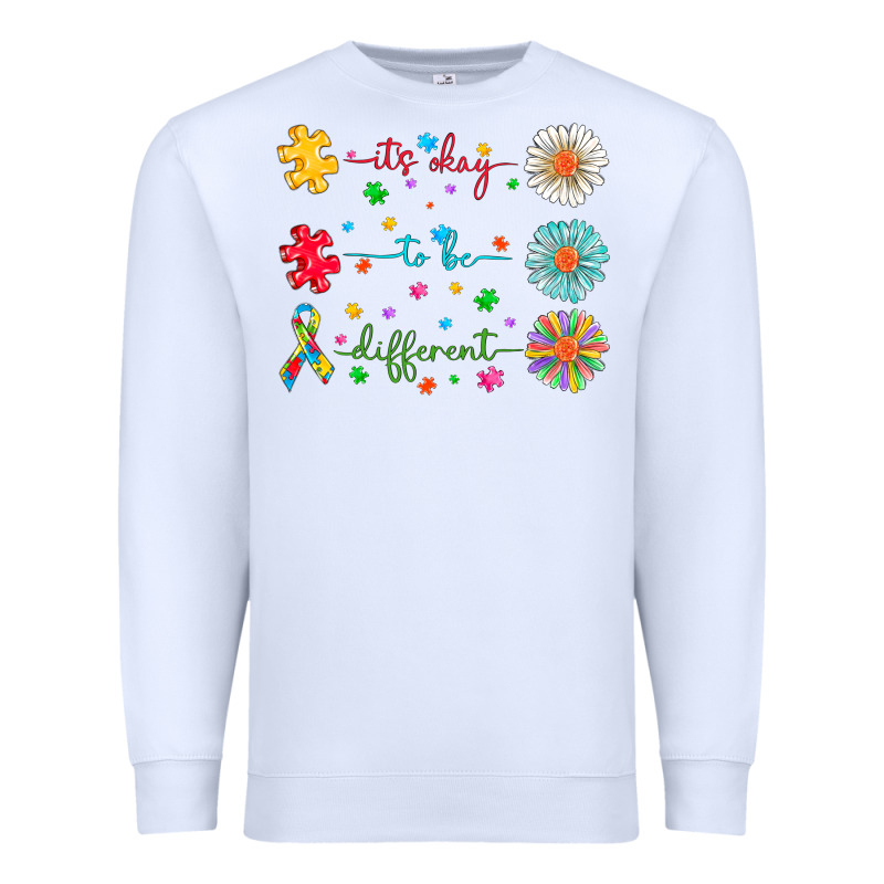 It's Okay To Be Different Premium Sweatshirt by CowhideDigitalArt | Teevron