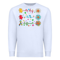 White It's Okay To Be Different Premium Sweatshirt - CowhideDigitalArt