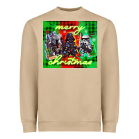 Mushroom merry christmas gnomies Heavyweight Sweatshirt - CowGirlArtShop