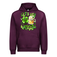 Mauve Wine let's get shamrocked Urban Hoodie - Artiststas