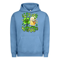 Pigment Pebble Blue let's get shamrocked Urban Hoodie - Artiststas