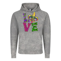 Cloud Rock mardi gras love Vintage Hoodie - RanaPortraitStore