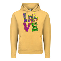 Vintage Mustard mardi gras love Vintage Hoodie - RanaPortraitStore