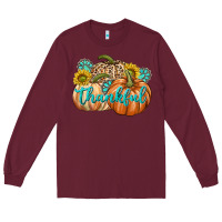 Burgundy Thankful Long Sleeve Tee - texasbilliewilder