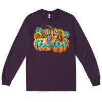 Plum Thankful Long Sleeve Tee - texasbilliewilder