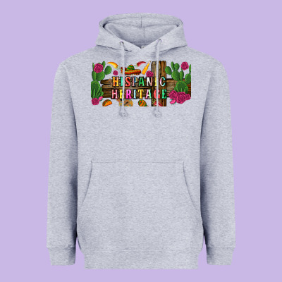 Hispanic Heritage Libbey Cup Heavyweight Hoodie Designed By Bundleandbundleshop