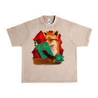 French Oak Fox with Coffee Urban Heavy Tee - Bettercallsaul