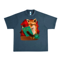 Midnight Navy Fox with Coffee Urban Heavy Tee - Bettercallsaul