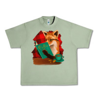 Oil Green Fox with Coffee Urban Heavy Tee - Bettercallsaul
